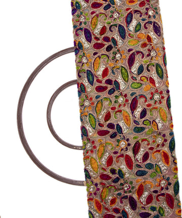 Net Embroidery Fabric Material Boutique Designer